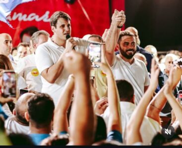 Em Ribamar, Dudu Diniz sela aliança com Orleans Brandão e reforça palanque para 2026