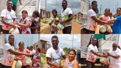 Segurança Alimentar garantida: Secretário Elizeu de Tantan promove ação de distribuição de alimentos através do PPA, no Residêncial Bom Viver