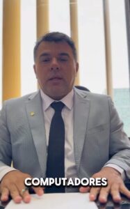 Deputado Federal anuncia entrega de 200 computadores para ONGs da área Itaqui-Bacanga, em São Luís; vídeo