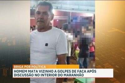 Idoso é assassinado por vizinho após discussão política no interior do Maranhão