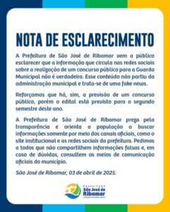 Prefeitura de São José de Ribamar desmente fake news sobre concurso para a Guarda Municipal