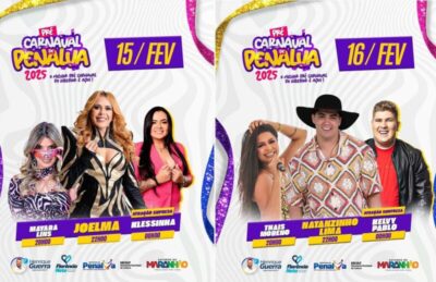 Com megaestrutura e shows de Joelma, Klessinha e Natanzinho Lima, cidade de Penalva inicia hoje maior pré-carnaval do MA