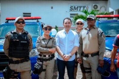 André da Ralpnet reforça segurança de Pinheiro e entrega duas novas viaturas para a Guarda Municipal