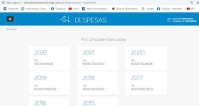 Após denúncia, Governo Flávio Dino volta com dados que “apagaram” do Portal da Transparência
