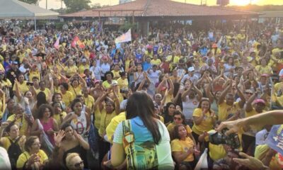 AMIGOS DE CONCITA PINTO REÚNEM MULTIDÃO NO ATERRO DO BACANGA EM APOIO À SUA CANDIDATURA