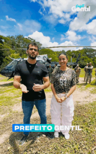 Gentil Neto e a deputada Daniella efetivando a segurança pública em Caxias…