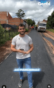 Gentil Neto e o calçamento pra lá e o asfaltamento pra cá e só quem ganha são os bairros de Caxias…