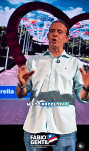 O secretário de Estado da Agricultura e Pecuária, Fábio Gentil, cumprindo agenda com o governador Brandão em Caxias…