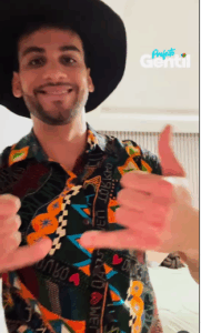 Gentil Neto se arruma para o show do São João de Caxias…