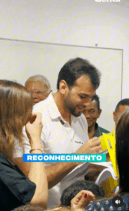 Sangue Bom e gente boa!!! Gentil Neto é recebido com carinho por alunos de Caxias