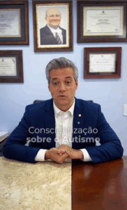 O deputado Neto Evangelista na luta pela conscientização do Autismo nesse 2 de Abril…