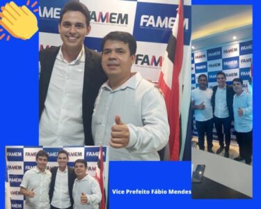 Mensagem do vice-prefeito de Pedro do Rosário à diretoria da FAMEM