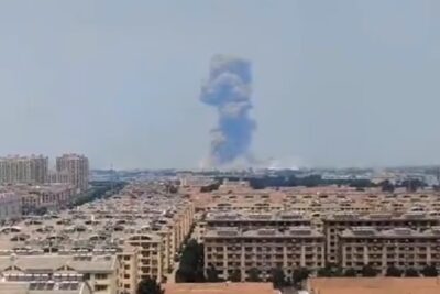 Explosão em usina química na China deixa cinco mortos e 19 feridos