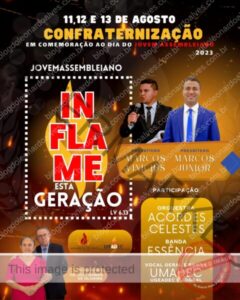 Igreja Evangélica Assembleia de Deus em Codó convida população para a Festa de Confraternização do Jovem Assembleiano