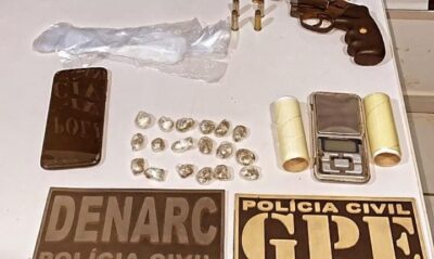 Quatro pessoas são presas pelo tráfico de drogas e posse ilegal de arma de fogo, em Timon-Ma