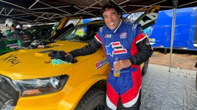 Lobão Filho chega em segundo em corrida de rally