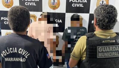 Dupla é presa por tentativa de homicídio após perseguir homem que desistiu de integrar facção criminosa