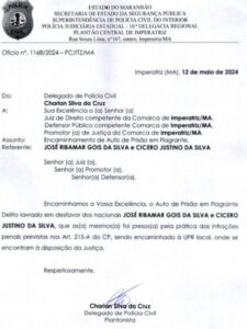 ESCÂNDALO! Motoristas da prefeitura de Estreito são presos, acusados de abuso sexual dentro de ônibus escolar.
