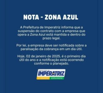 Prefeito Rildo Amaral acaba com Zona Azul em Imperatriz