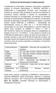 Prefeitura de Carutapera contrata escritório de advocacia por R$ 480 mil sem licitação