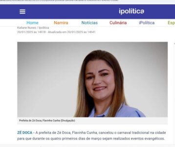 Após cancelar os 4 dias de Carnaval para fazer ‘festa gospel’, prefeita do interior lança licitação de quase R$ 20 milhões para contratação de bandas