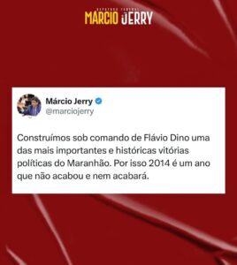 Márcio Jerry revela dor de cotovelo com nomeação de Roseana Sarney