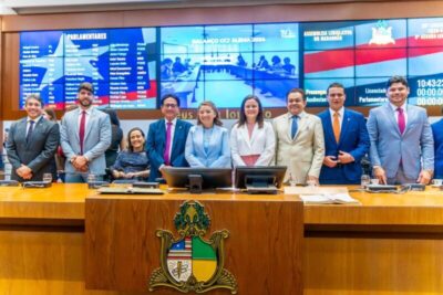 Em Sessão Solene a deputada Iracema Vale é reconduzida à presidência da Assembleia Legislativa do Maranhão