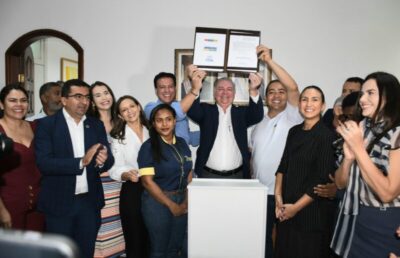 Vice-governador Felipe Camarão participa de assinatura do Termo de Cooperação com Regularização Fundiária em Imperatriz