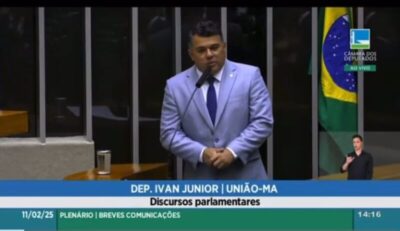 Ivan Júnior faz primeiro discurso na Câmara e defende pautas trabalhistas