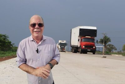 Construída com emenda de Hildo Rocha pavimentação em concreto da BR-135 segue em ritmo avançado