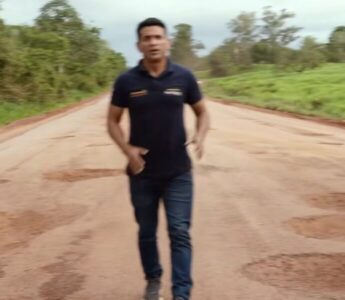 Wellington do Curso mostra realidade da BR-316 que Renan Filho e…