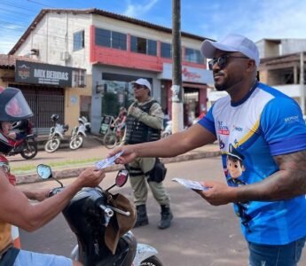 Secretaria de Segurança promove Blitz Educativa para reforçar a segurança no Carnaval de Pinheiro