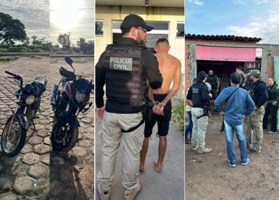 Em operação contra facções, Polícia Civil prende suspeitos, apreende armas e drogas e recupera motos em Vitória do Mearim