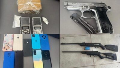 Operação policial em Pedreiras apreende armas, drogas e prende três suspeitos
