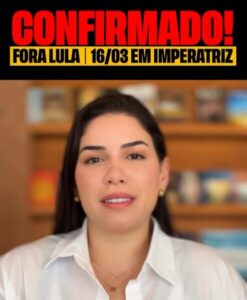 Mariana Carvalho chama população para movimento “Fora Lula”