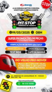 Alvorada Motos promove evento “Pit Stop
