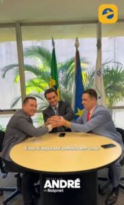 Pinheiro: em Brasília, Prefeito André da Ralpnet busca fortalecer turismo da Baixada