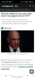 Moraes embarcou em uma ‘fake news’ em julgamento no STF?