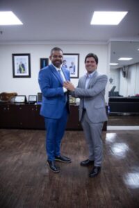 Em Brasília, presidente Paulo Victor discute fortalecimento do esporte em São Luís com ministro André Fufuca