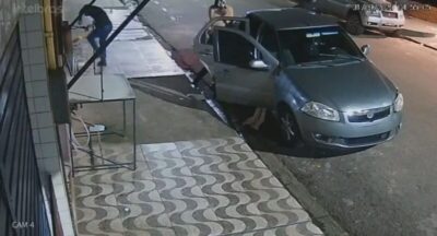 ASSISTA! Quadrilha arromba loja e furta todas as mercadorias em São Luís
