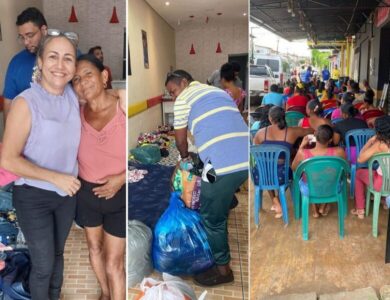 Casa de Apoio ‘Luciana Abreu’, Ótica Galvão e Igreja Evangélica Apascentar realizam ação social em São João Batista