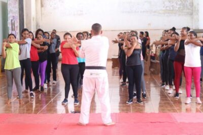 Secretaria da Mulher de Pedro do Rosário realiza curso de defesa pessoal para mulheres em parceria com a Patrulha Maria da Penha