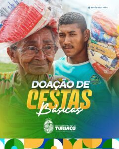 Mais de 25 toneladas de alimentos são distribuídas à população de Turiaçu em ação conjunta