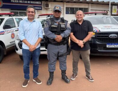 Segurança pública: Junior Cascaria entrega viaturas a municípios do Médio Mearim
