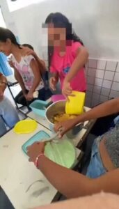 Vídeo de alunos comendo farofa em escola de Primeira Cruz é retirado de contexto e gera polêmica, diz nota oficial