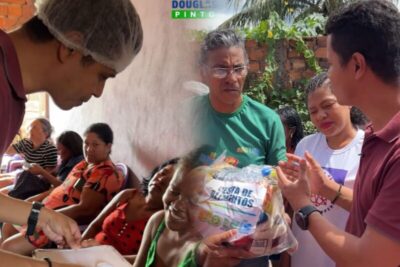 Vereador Douglas Pinto participa de ação que leva alimentação e dignidade à Vila Sapinho