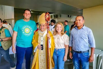 Walber Filho marca presença na histórica celebração de Corpus Christi no Castelão