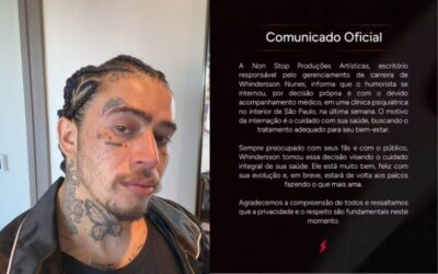 Whindersson Nunes se interna em clínica psiquiátrica