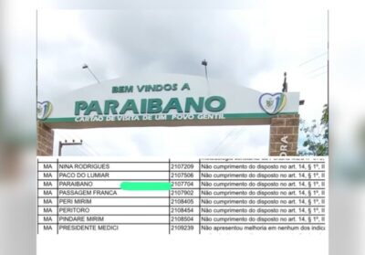De mal a pior: Município de Paraibano fica inabilitado à complementação VAAR do Fundeb 2024