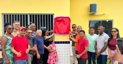 Prefeita Fabiana Mendes entrega a nova Escola Katia Uchôa, em Presidente Vargas/MA.